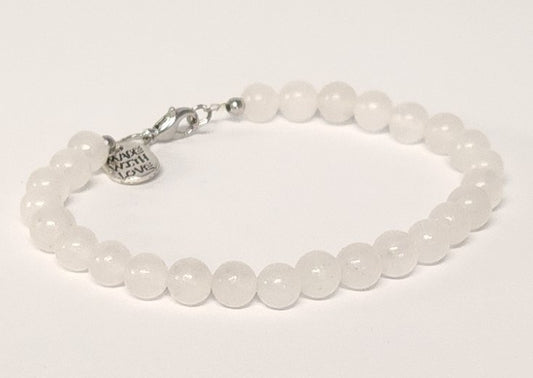 Selenite clasp bracelet